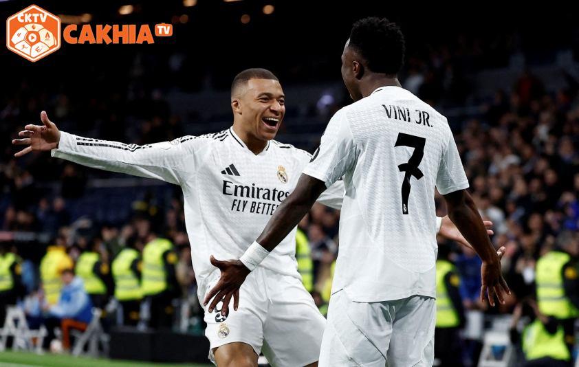 Mbappe tiếp tục nổ súng cho Real Madrid (Ảnh: Getty).